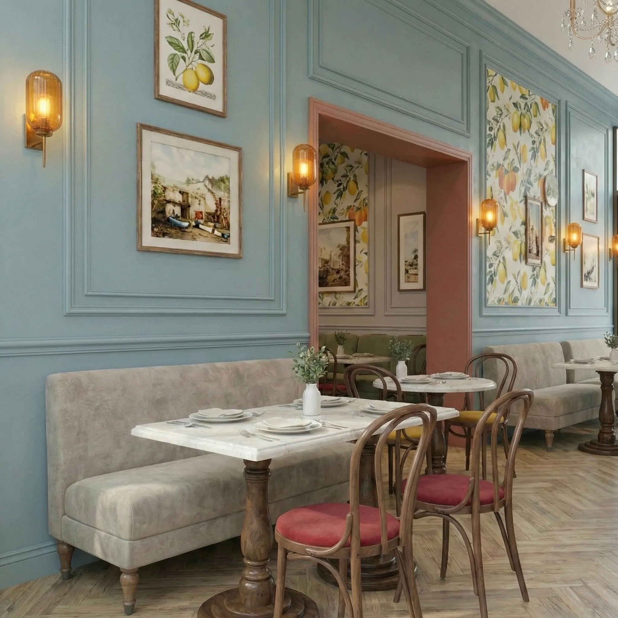 Warm Timber Restaurant Design