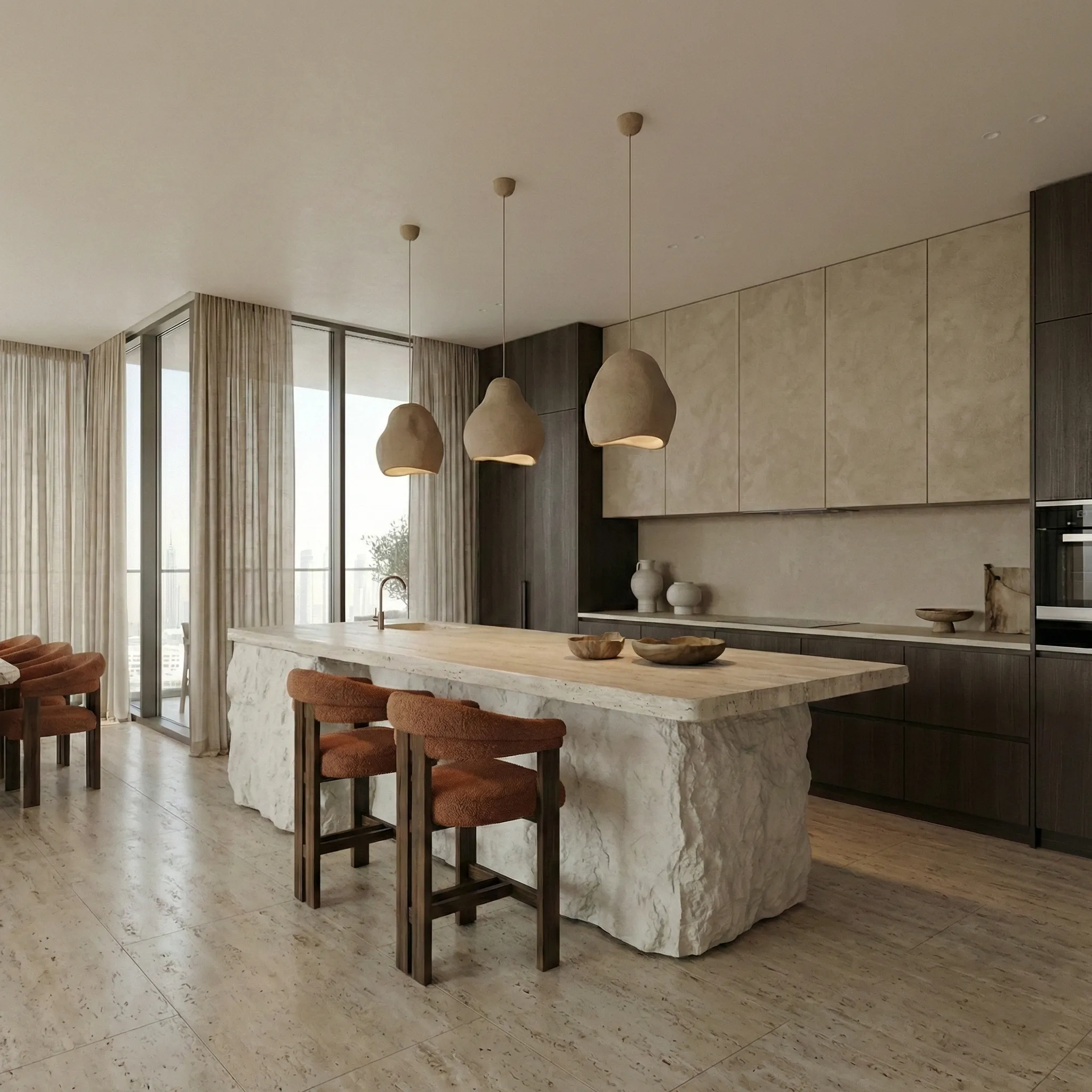 Modern Kitchen Creek Harbour Dubai